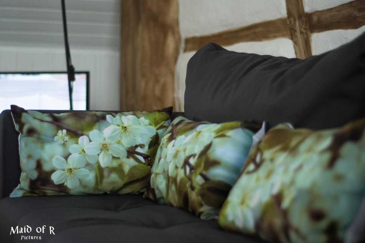 Hof Vierzehnender Im Hohen Venn - 70Qm Fachwerk-Studio - Grosses Wohn-Schlafzimmer Mit Dachterrasse Und Kaminofen - Separate Kueche - Perfekt Fuer Paare - Monschau - Eifel - Hunde Willkommen - Islandpferde Ngoại thất bức ảnh