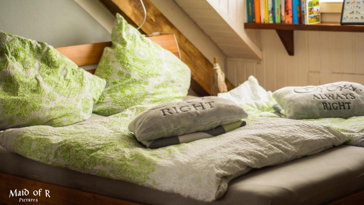 Hof Vierzehnender Im Hohen Venn - 70Qm Fachwerk-Studio - Grosses Wohn-Schlafzimmer Mit Dachterrasse Und Kaminofen - Separate Kueche - Perfekt Fuer Paare - Monschau - Eifel - Hunde Willkommen - Islandpferde Ngoại thất bức ảnh