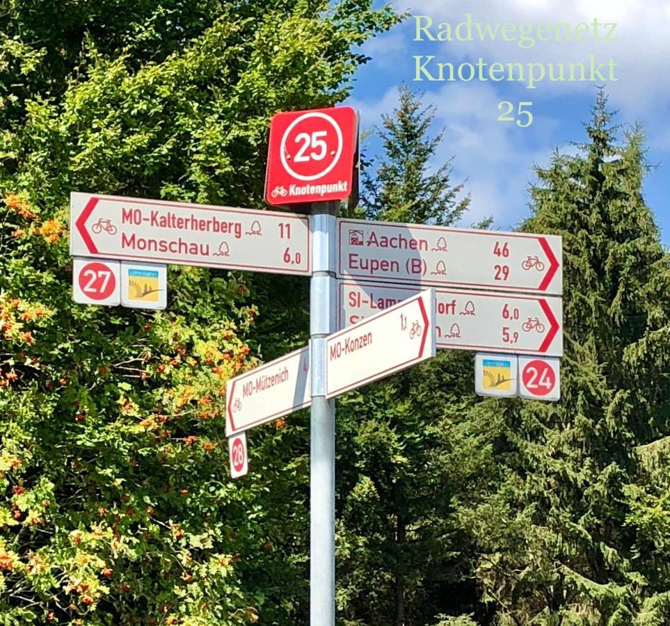 Hof Vierzehnender Im Hohen Venn - 70Qm Fachwerk-Studio - Grosses Wohn-Schlafzimmer Mit Dachterrasse Und Kaminofen - Separate Kueche - Perfekt Fuer Paare - Monschau - Eifel - Hunde Willkommen - Islandpferde Ngoại thất bức ảnh